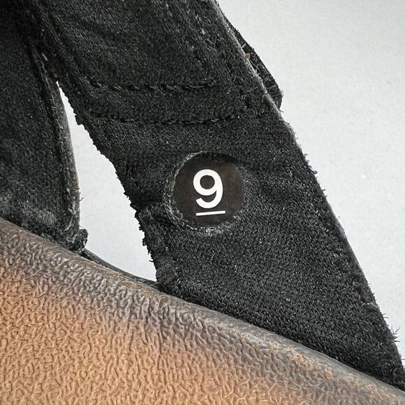 Skechers Sandals Women's Size 9 Luxe Foam Black Leather Slide Flip Flops‎ - Picture 12 of 12